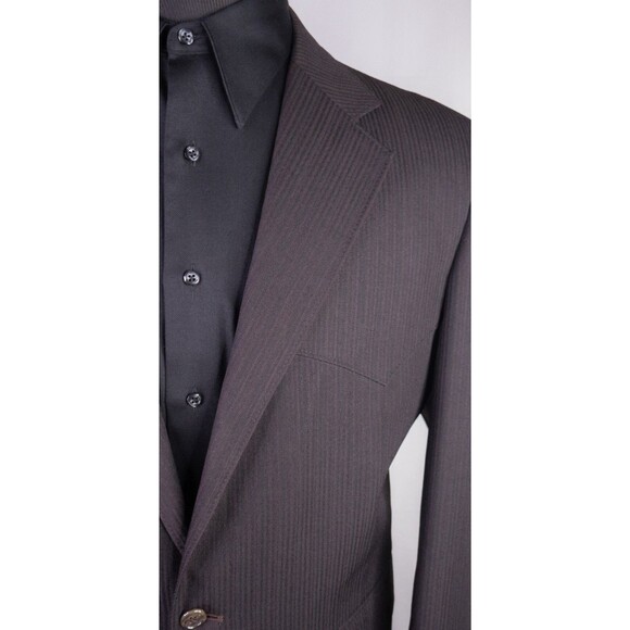 Vintage Pagano West Mens 42R Western Sport Coat Blazer, Cowboy Striped Made USA - Picture 4 of 10